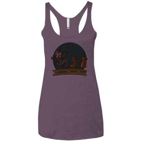 T-Shirts Vintage Purple / X-Small Demogorgon Chocolata Women's Triblend Racerback Tank