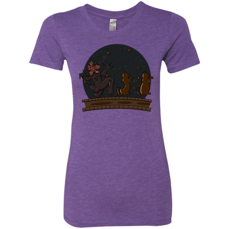 T-Shirts Purple Rush / S Demogorgon Chocolata Women's Triblend T-Shirt
