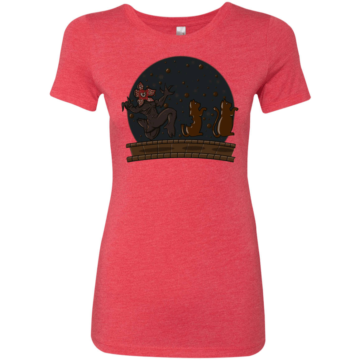 T-Shirts Vintage Red / S Demogorgon Chocolata Women's Triblend T-Shirt
