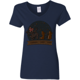 T-Shirts Navy / S Demogorgon Chocolata Women's V-Neck T-Shirt