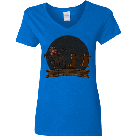 T-Shirts Royal / S Demogorgon Chocolata Women's V-Neck T-Shirt