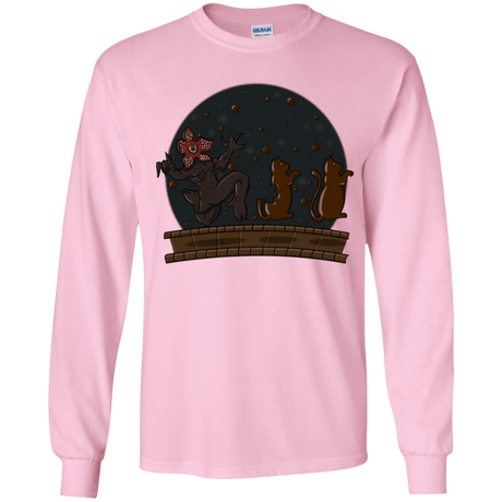 T-Shirts Light Pink / YS Demogorgon Chocolata Youth Long Sleeve T-Shirt