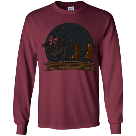 T-Shirts Maroon / YS Demogorgon Chocolata Youth Long Sleeve T-Shirt