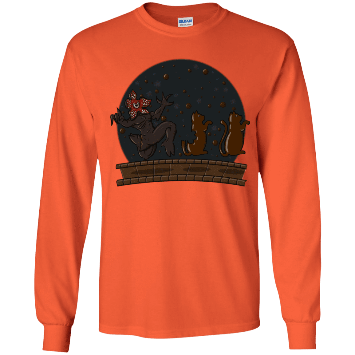 T-Shirts Orange / YS Demogorgon Chocolata Youth Long Sleeve T-Shirt