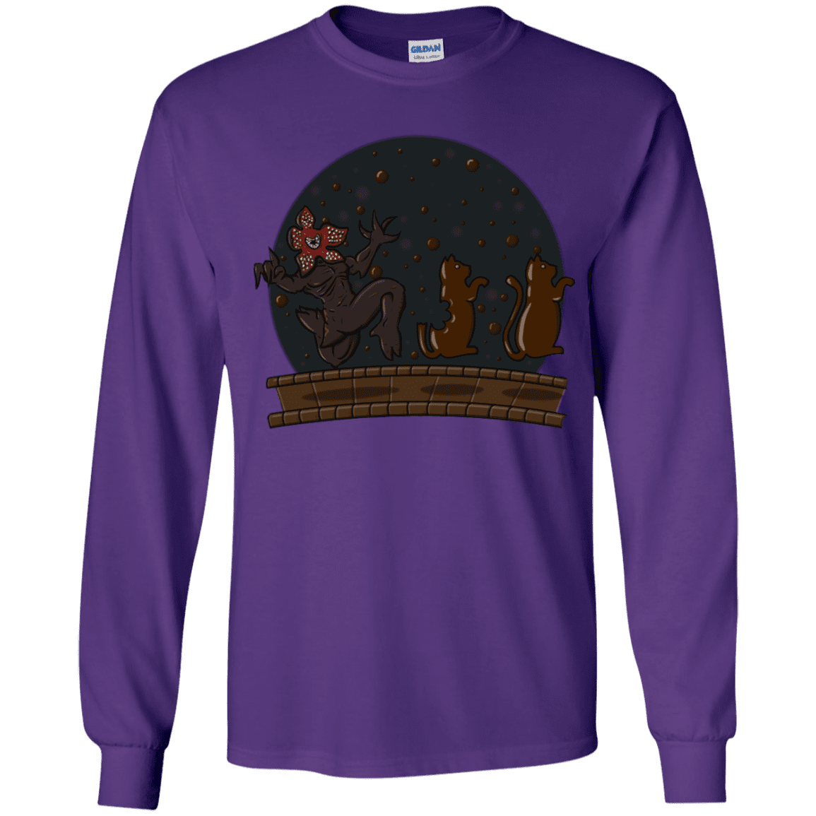 T-Shirts Purple / YS Demogorgon Chocolata Youth Long Sleeve T-Shirt