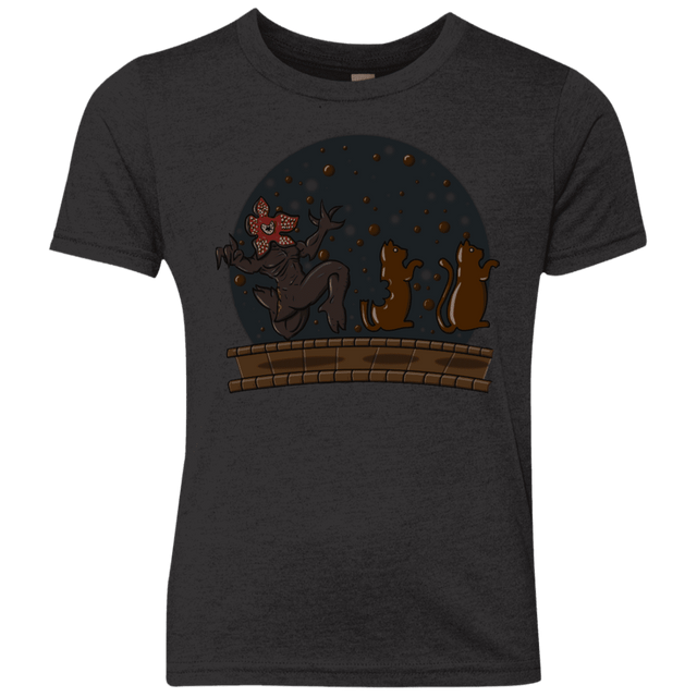 T-Shirts Vintage Black / YXS Demogorgon Chocolata Youth Triblend T-Shirt