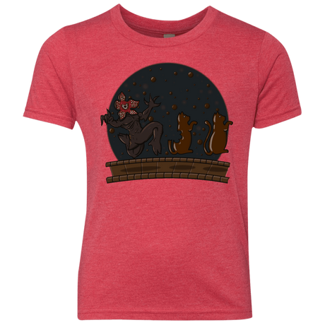 T-Shirts Vintage Red / YXS Demogorgon Chocolata Youth Triblend T-Shirt
