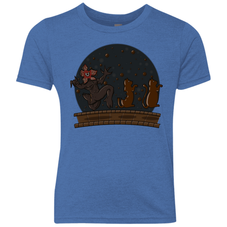 T-Shirts Vintage Royal / YXS Demogorgon Chocolata Youth Triblend T-Shirt