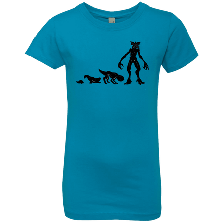 T-Shirts Turquoise / YXS Demogorgon Evolution Girls Premium T-Shirt