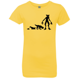 T-Shirts Vibrant Yellow / YXS Demogorgon Evolution Girls Premium T-Shirt