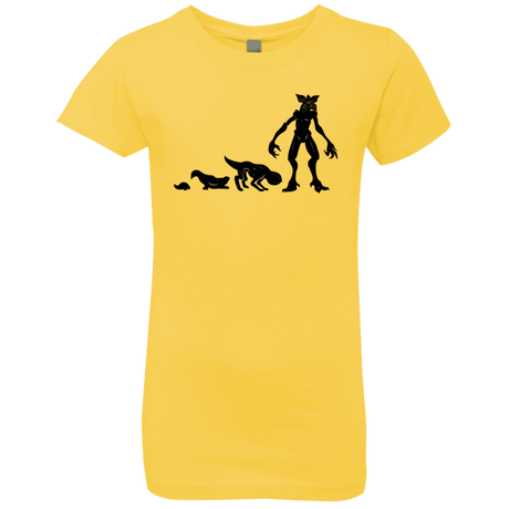 T-Shirts Vibrant Yellow / YXS Demogorgon Evolution Girls Premium T-Shirt