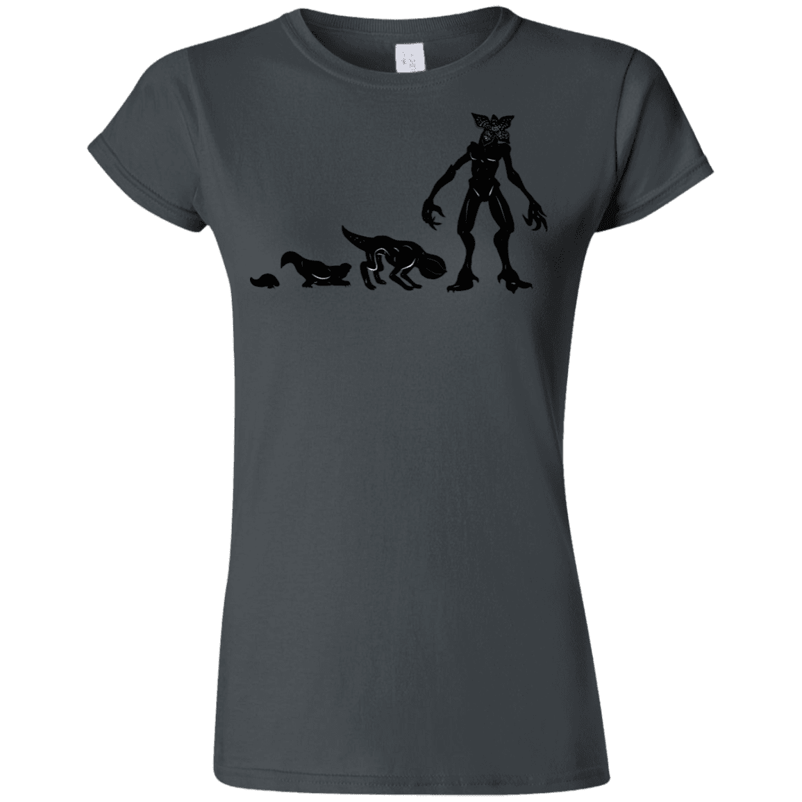 T-Shirts Charcoal / S Demogorgon Evolution Junior Slimmer-Fit T-Shirt