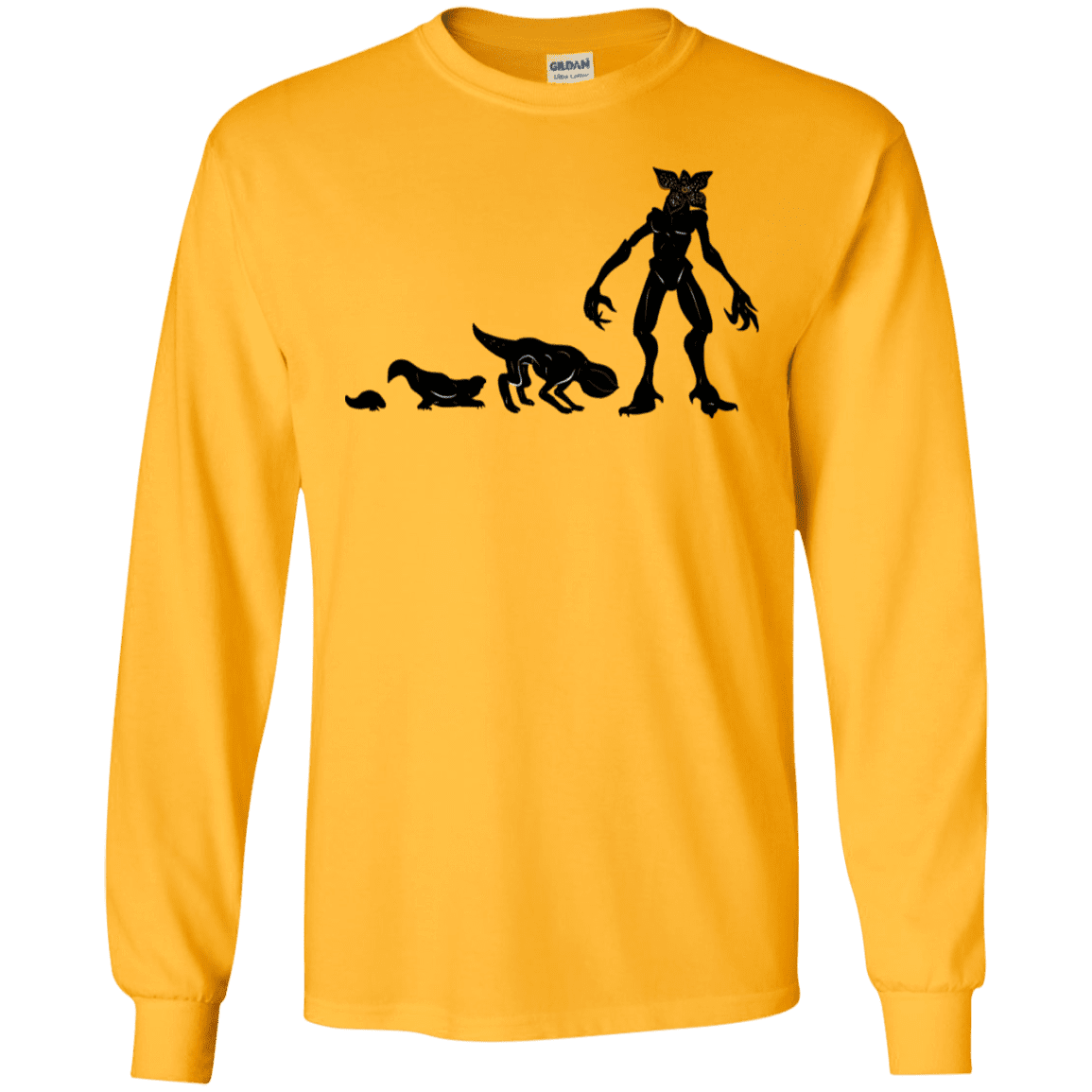 T-Shirts Gold / S Demogorgon Evolution Men's Long Sleeve T-Shirt