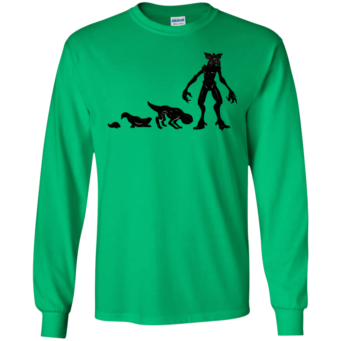 T-Shirts Irish Green / S Demogorgon Evolution Men's Long Sleeve T-Shirt