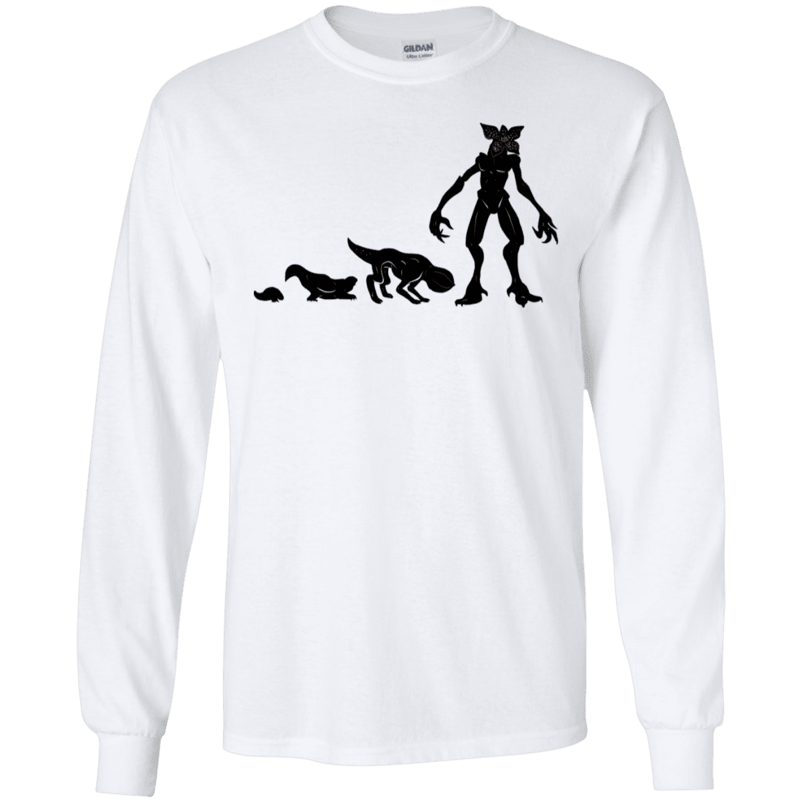 T-Shirts White / S Demogorgon Evolution Men's Long Sleeve T-Shirt