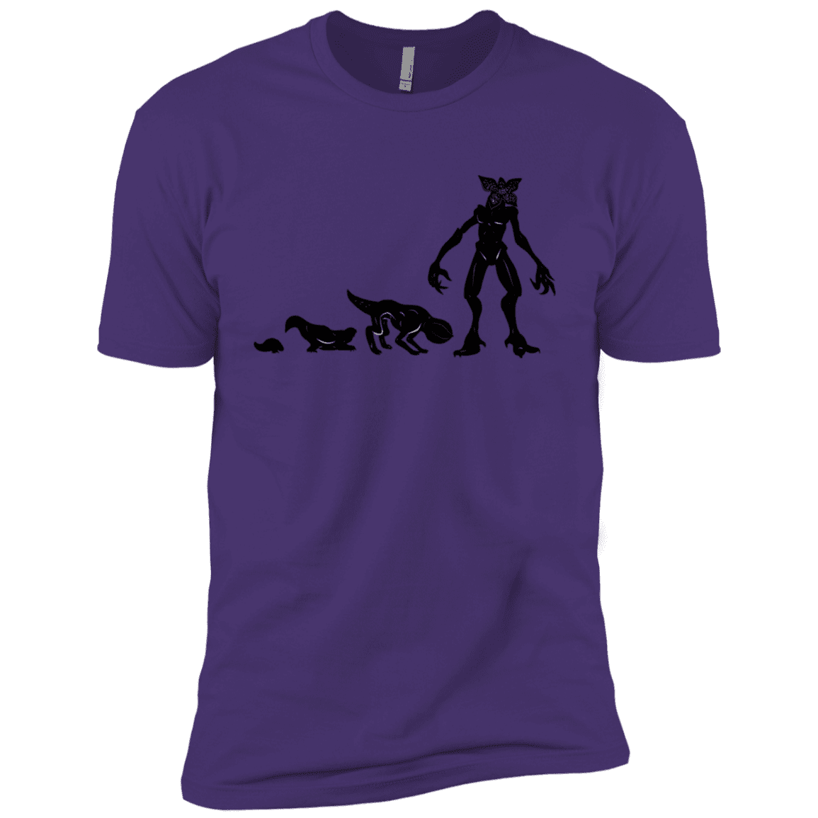 T-Shirts Purple Rush/ / X-Small Demogorgon Evolution Men's Premium T-Shirt