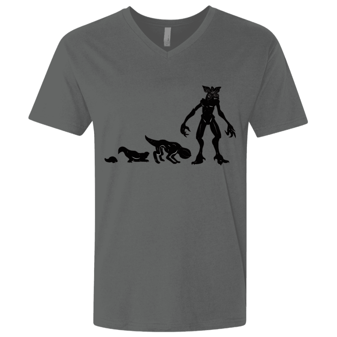 T-Shirts Heavy Metal / X-Small Demogorgon Evolution Men's Premium V-Neck