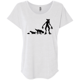 T-Shirts Heather White / X-Small Demogorgon Evolution Triblend Dolman Sleeve