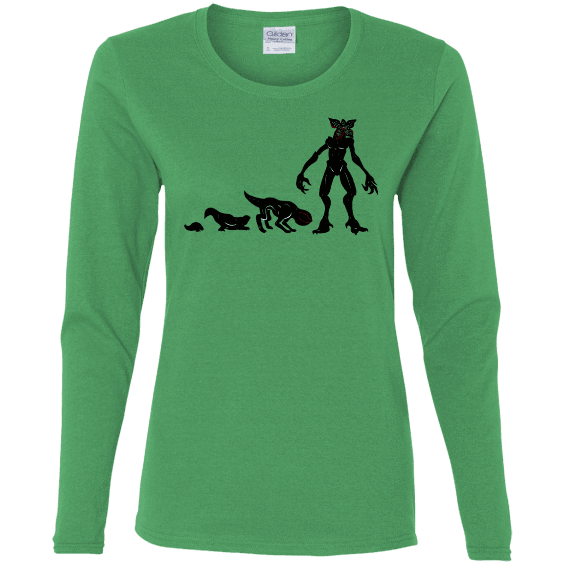 T-Shirts Irish Green / S Demogorgon Evolution Women's Long Sleeve T-Shirt