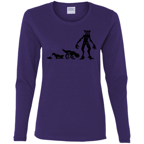 T-Shirts Purple / S Demogorgon Evolution Women's Long Sleeve T-Shirt