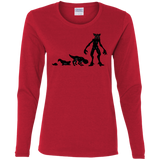 T-Shirts Red / S Demogorgon Evolution Women's Long Sleeve T-Shirt