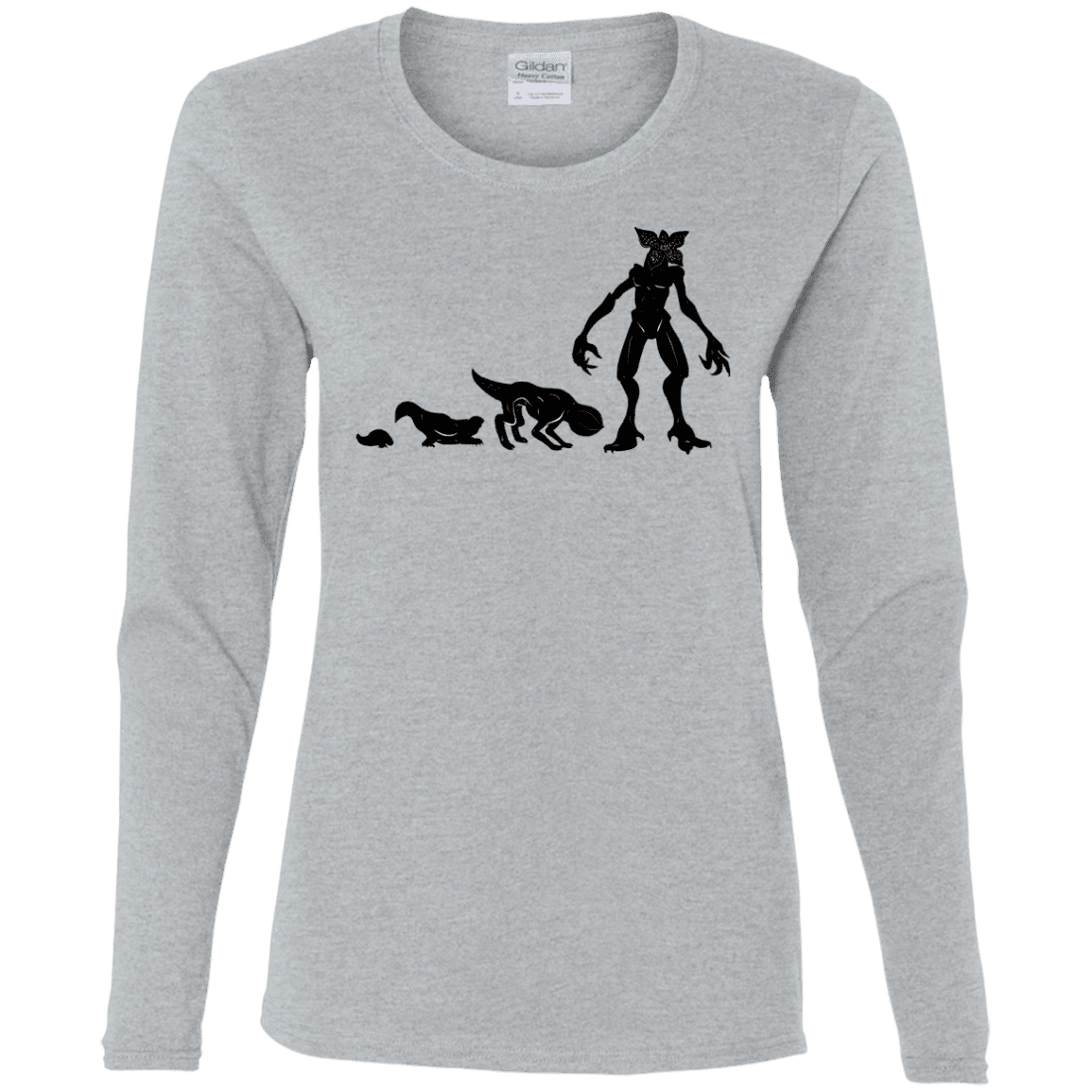 T-Shirts Sport Grey / S Demogorgon Evolution Women's Long Sleeve T-Shirt