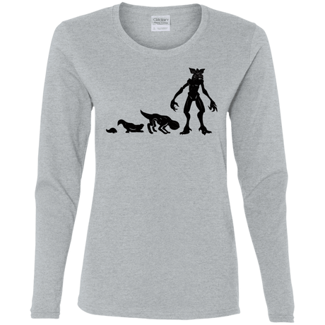 T-Shirts Sport Grey / S Demogorgon Evolution Women's Long Sleeve T-Shirt