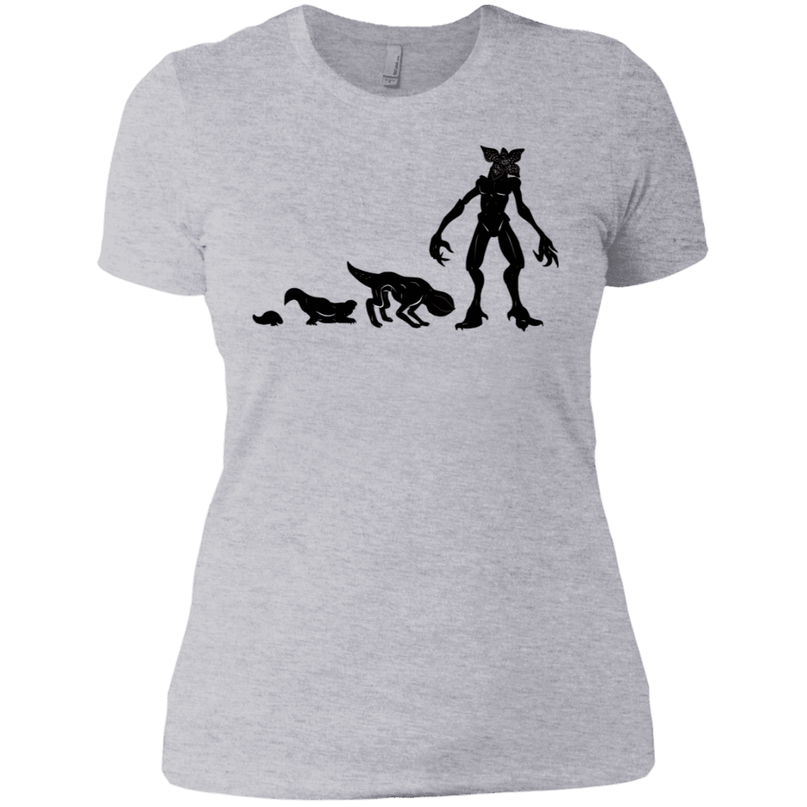 T-Shirts Heather Grey / X-Small Demogorgon Evolution Women's Premium T-Shirt