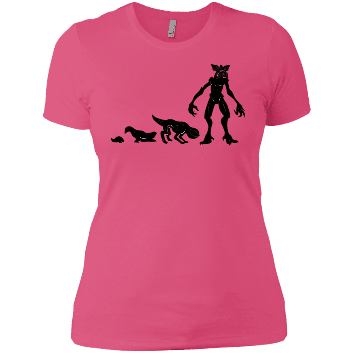 T-Shirts Hot Pink / X-Small Demogorgon Evolution Women's Premium T-Shirt