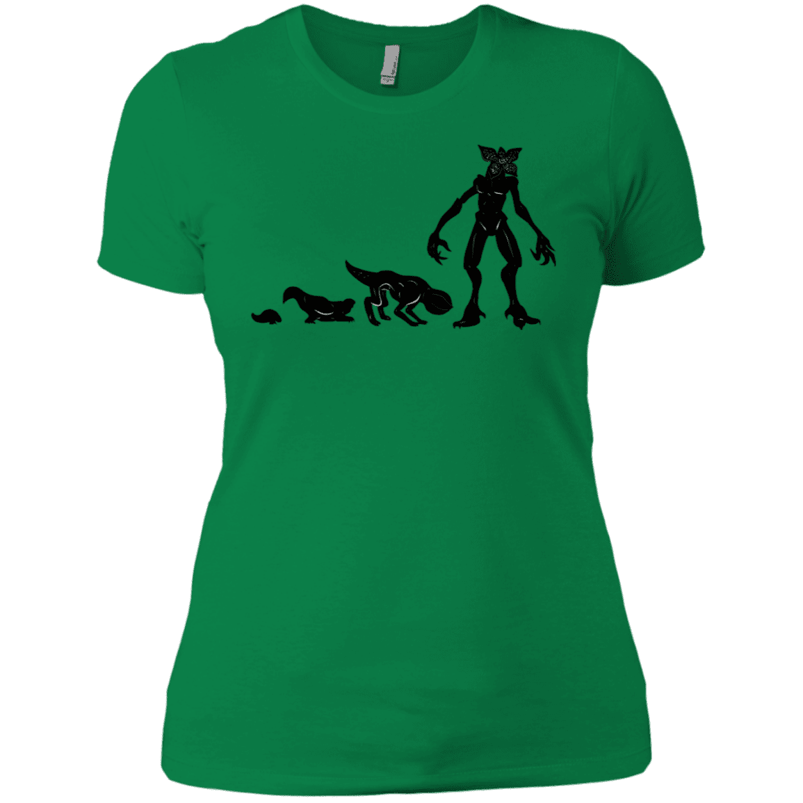 T-Shirts Kelly Green / X-Small Demogorgon Evolution Women's Premium T-Shirt