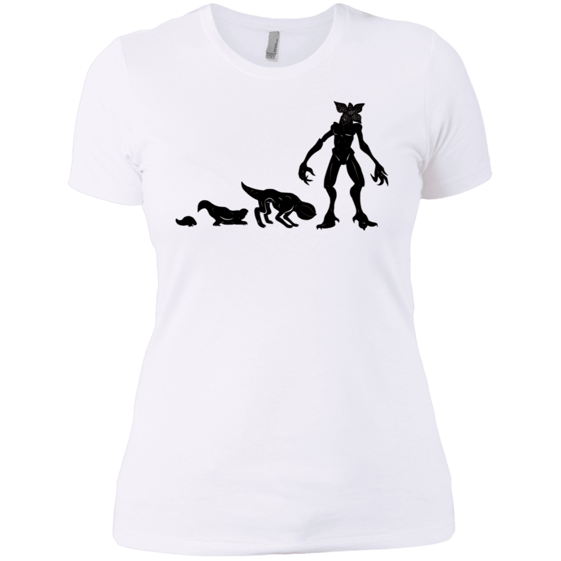 T-Shirts White / X-Small Demogorgon Evolution Women's Premium T-Shirt