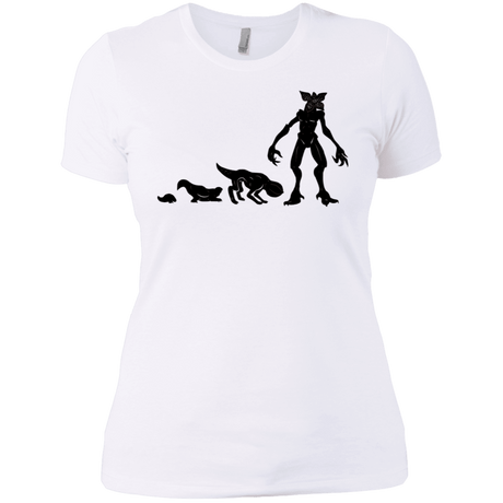T-Shirts White / X-Small Demogorgon Evolution Women's Premium T-Shirt