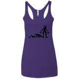 T-Shirts Purple Rush / X-Small Demogorgon Evolution Women's Triblend Racerback Tank