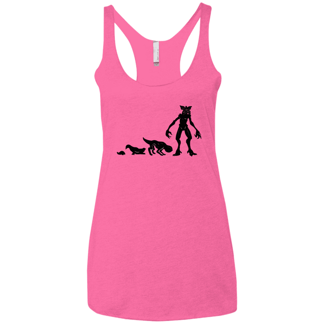 T-Shirts Vintage Pink / X-Small Demogorgon Evolution Women's Triblend Racerback Tank