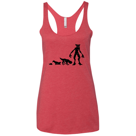 T-Shirts Vintage Red / X-Small Demogorgon Evolution Women's Triblend Racerback Tank