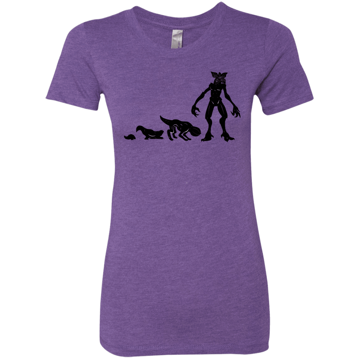 T-Shirts Purple Rush / S Demogorgon Evolution Women's Triblend T-Shirt
