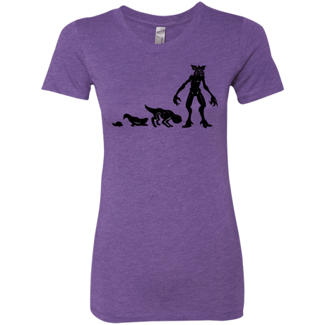 T-Shirts Purple Rush / S Demogorgon Evolution Women's Triblend T-Shirt