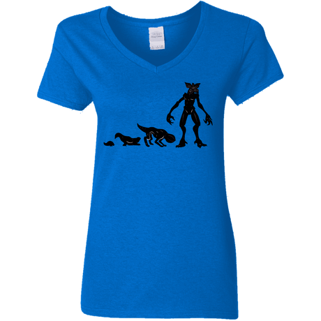 T-Shirts Royal / S Demogorgon Evolution Women's V-Neck T-Shirt