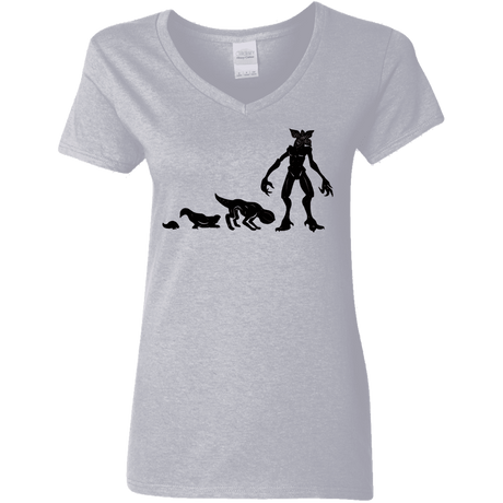 T-Shirts Sport Grey / S Demogorgon Evolution Women's V-Neck T-Shirt