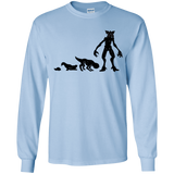 T-Shirts Light Blue / YS Demogorgon Evolution Youth Long Sleeve T-Shirt