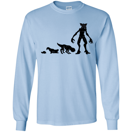 T-Shirts Light Blue / YS Demogorgon Evolution Youth Long Sleeve T-Shirt