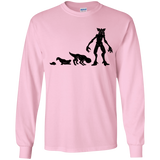 T-Shirts Light Pink / YS Demogorgon Evolution Youth Long Sleeve T-Shirt