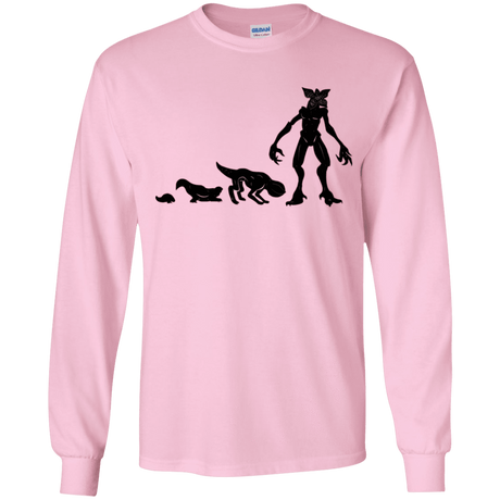 T-Shirts Light Pink / YS Demogorgon Evolution Youth Long Sleeve T-Shirt