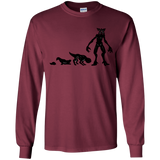 T-Shirts Maroon / YS Demogorgon Evolution Youth Long Sleeve T-Shirt