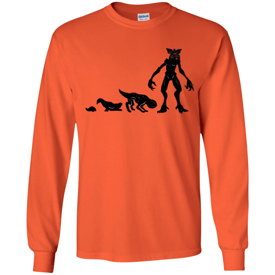 T-Shirts Orange / YS Demogorgon Evolution Youth Long Sleeve T-Shirt