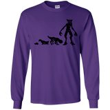 T-Shirts Purple / YS Demogorgon Evolution Youth Long Sleeve T-Shirt