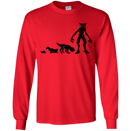 T-Shirts Red / YS Demogorgon Evolution Youth Long Sleeve T-Shirt