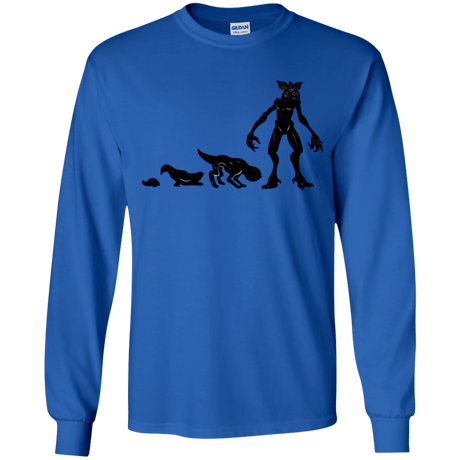 T-Shirts Royal / YS Demogorgon Evolution Youth Long Sleeve T-Shirt