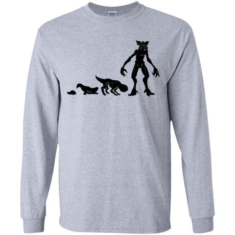 T-Shirts Sport Grey / YS Demogorgon Evolution Youth Long Sleeve T-Shirt