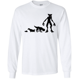 T-Shirts White / YS Demogorgon Evolution Youth Long Sleeve T-Shirt